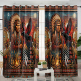 ACM12 Chief Dreamcatcher Native American Living Room Curtain