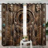 ACM13 Chief Dreamcatcher Native American Living Room Curtain