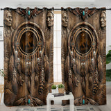 ACM13 Chief Dreamcatcher Native American Living Room Curtain