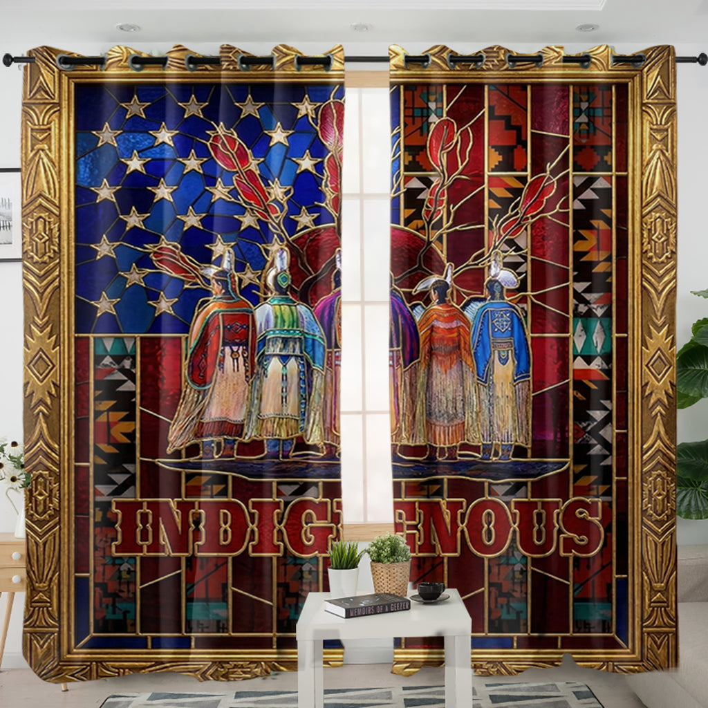 ACM14 Chief Native American Living Room Curtain