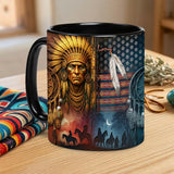 ACM15 Chief Flag Native American Accent Mug