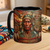 ACM16 Chief Flag Native American Accent Mug