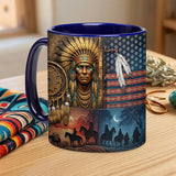 ACM19 Chief Flag Native American Accent Mug