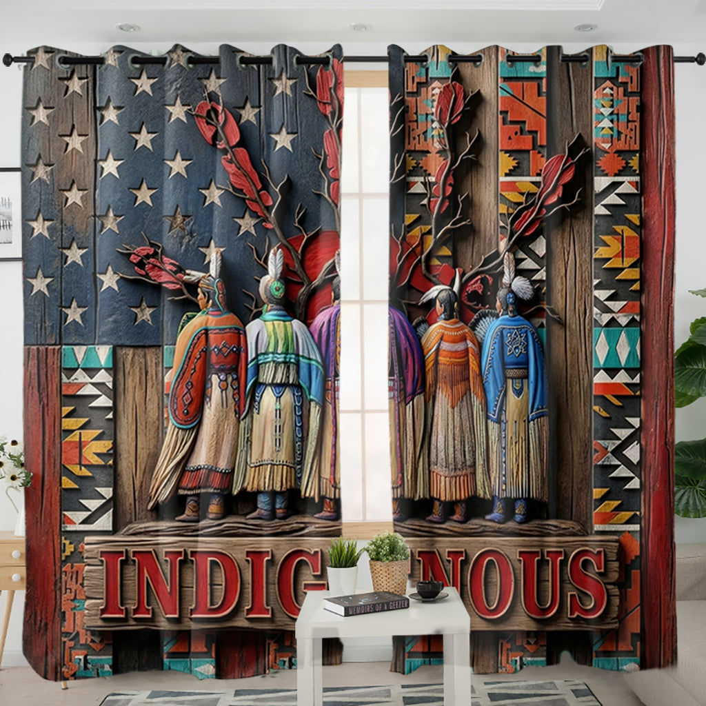 ACM21 Chief Native American Living Room Curtain