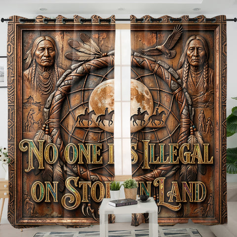 ACM29 Chief Dreamcatcher Native American Living Room Curtain