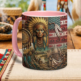 ACM33 Chief Flag Native American Accent Mug