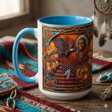 ACM35 Chief Flag Native American Accent Mug