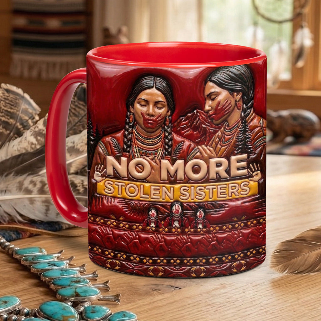 ACM42 No More Stolen Sisters Native American Accent Mug