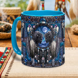 ACM45 Bison Dreamcatcher Native American Accent Mug