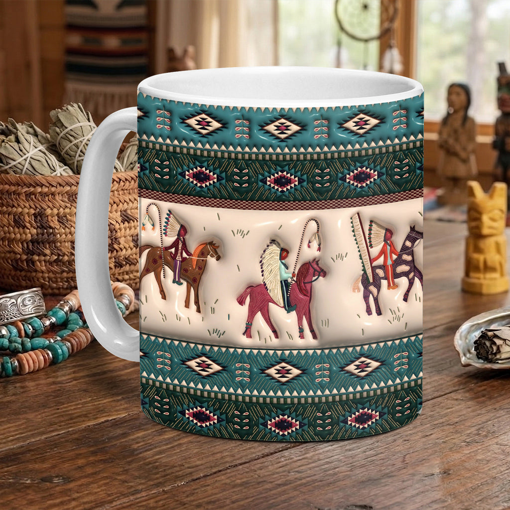 ACM46 Chief Pattern Native American Accent Mug