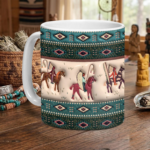 ACM46 Chief Pattern Native American Accent Mug
