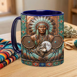 ACM48 Chief Dreamcatcher Native American Accent Mug