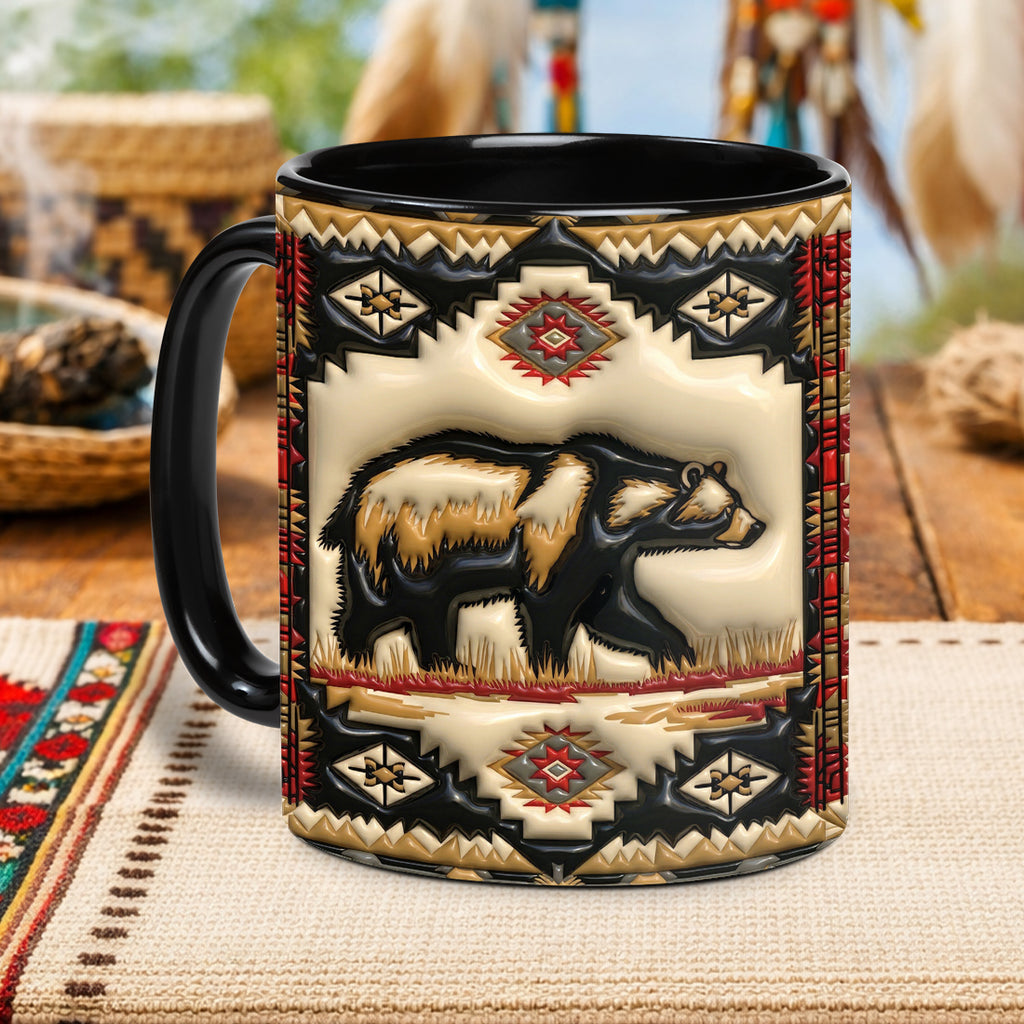 ACM50 Bear Native American Accent Mug