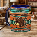 ACM60 Bison Native American Accent Mug