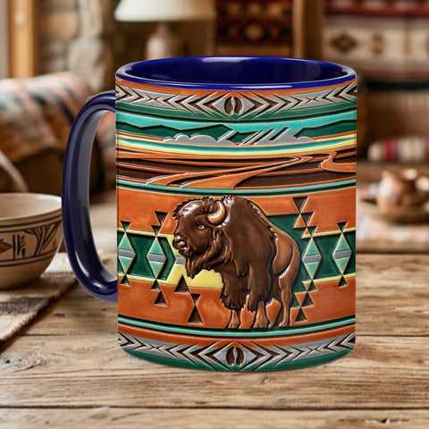 ACM60 Bison Native American Accent Mug