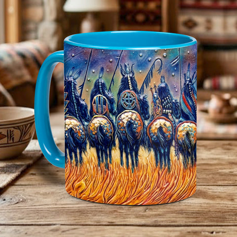 ACM67 Chief Warrior Native American Accent Mug