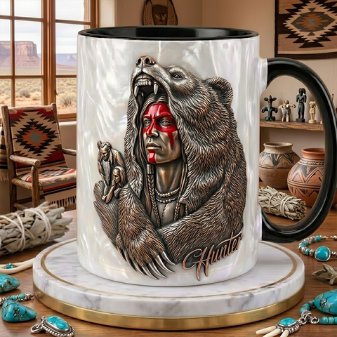 ACM78 Chief Hunter Native American Accent Mug