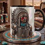 ACM79 Chief Hunter Native American Accent Mug