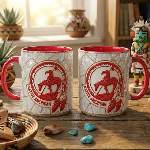 ACM91 Trail of Tears Native American Accent Mug