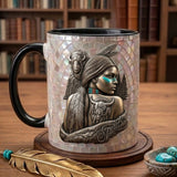 ACM94 Women Spirit Native American Accent Mug