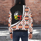 AQS0026 Native American Bomber Jacket With Sleeve Pocket