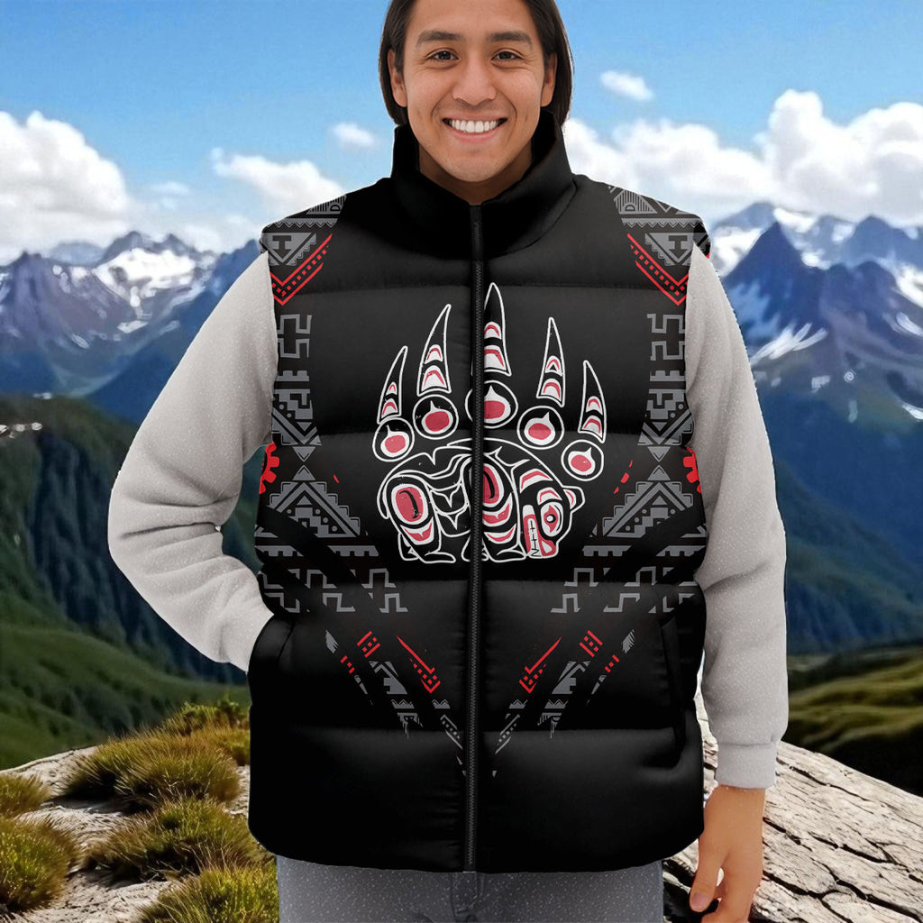 AQS0036 Native American Unisex Down Puffer Vest