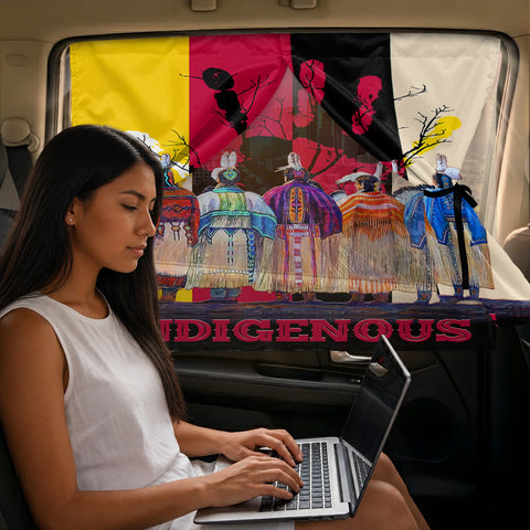 ARR0003 Native American Car Side Window Sunshades