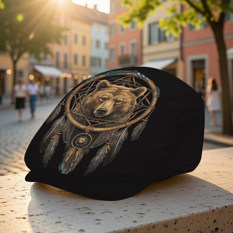 ARR0028 Dreamcatcher Bear Native American Jeff Cap