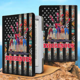 American Flag Native Tribe Feather Pride Native American Kindle PU Leather Case