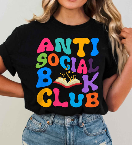 Anti Social Book Club Classic 2D T-shirt