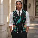 Arrow Feather Native American Suit Vest Jacket Print Front & Back GB-HW000301