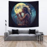 Powwow Storetpt00016 chief native american tapestry