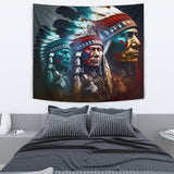 Powwow Storetpt00012 chief native american tapestry