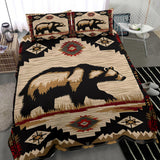 GB-NAT00900 Bear Pattern Native Bedding Set