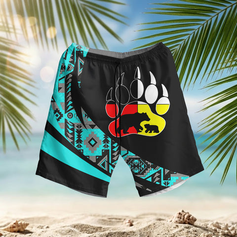 BJ000123 Mama Bear Native American Hawaiian Shorts (Copy)