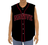 BJ000174 Pattern Native American Men's Sleeveless Baseball Jersey