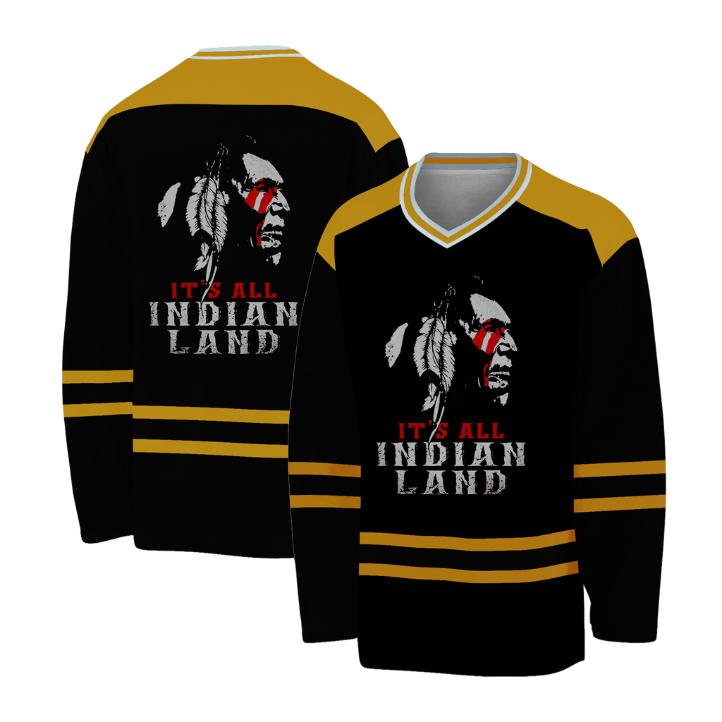 BJ000176 Chief Native American Hockey Jersey