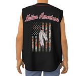 BJ000178 Pattern Native American Men's Sleeveless Baseball Jersey