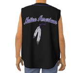 BJ000179 Pattern Native American Men's Sleeveless Baseball Jersey