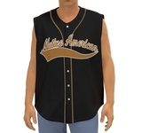 BJ000180 Pattern Native American Men's Sleeveless Baseball Jersey