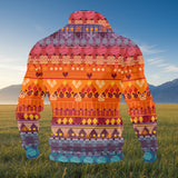 BJ0009 Native American Thick Knit Fleece Jacket
