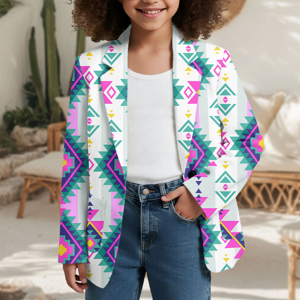 BLK0023 Pattern Native American Girls Suits