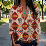 BLK0044 Native American Women's Long-Sleeved Shirt