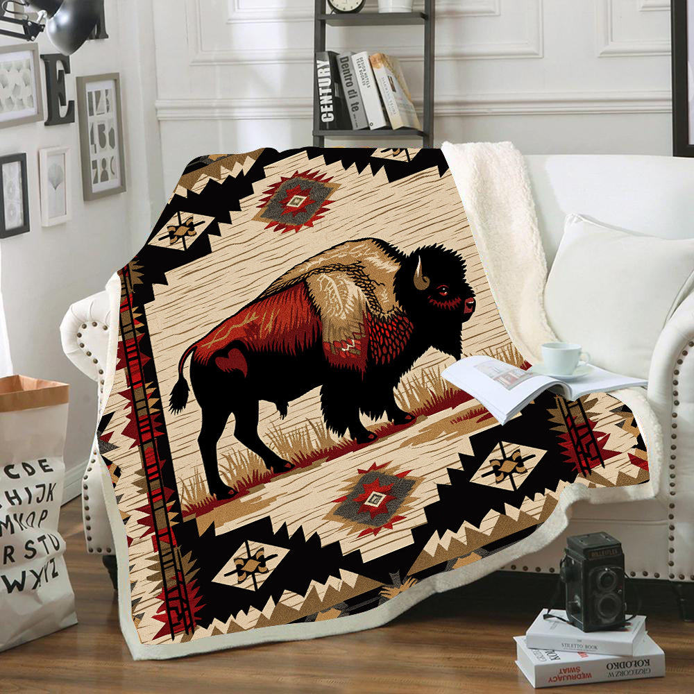 BLK0065 Pattern Tribal Native  American Blanket