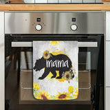 BR0037 Mama Bear Native American Kitchen Dish Towel Set of 2