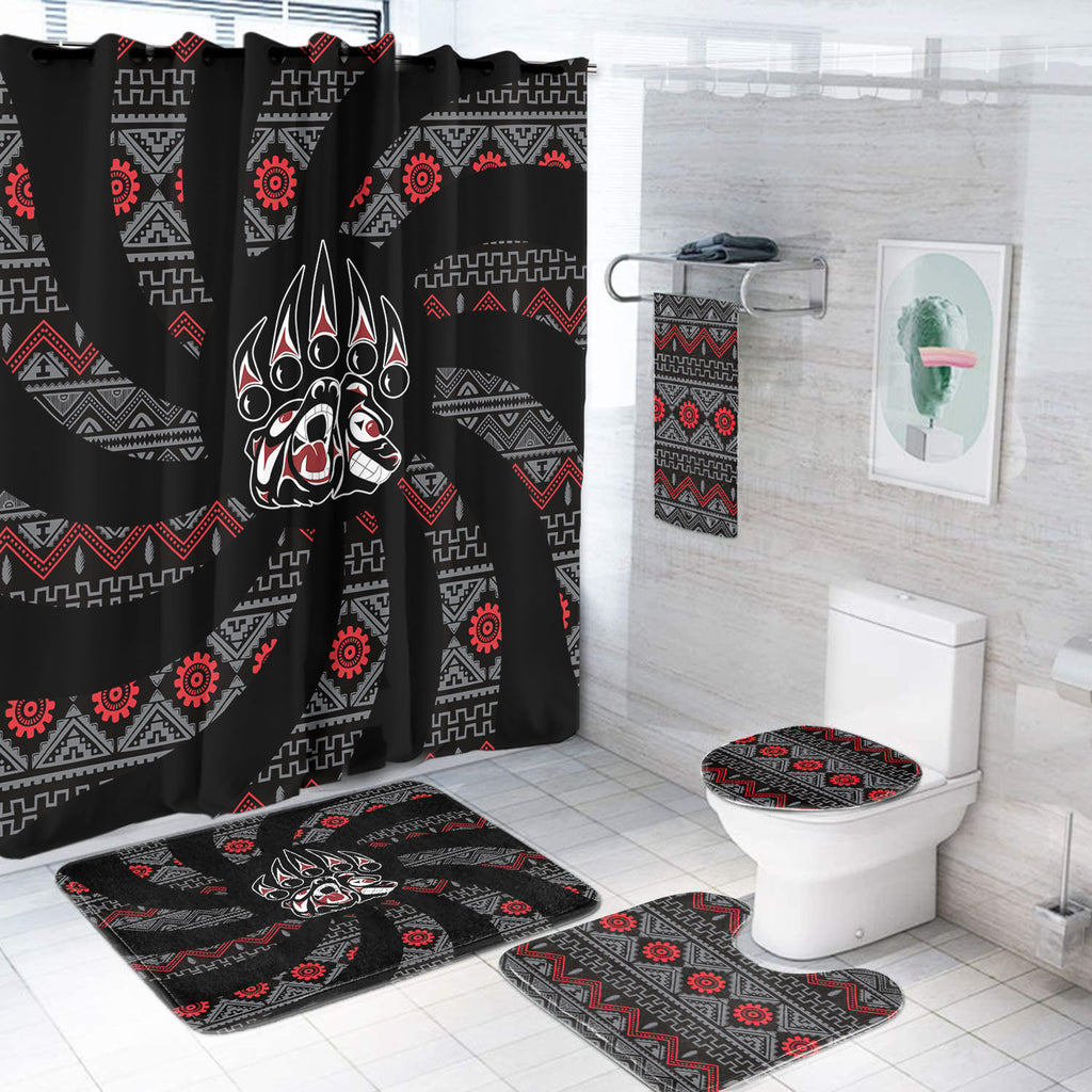 BRS-HD250120M04 Bear Native American Bathroom set
