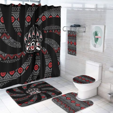 BRS-HD250120M04 Bear Native American Bathroom set