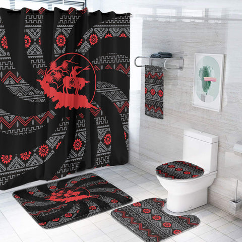 BRS-HD250120M05 Warrior Native American Bathroom set