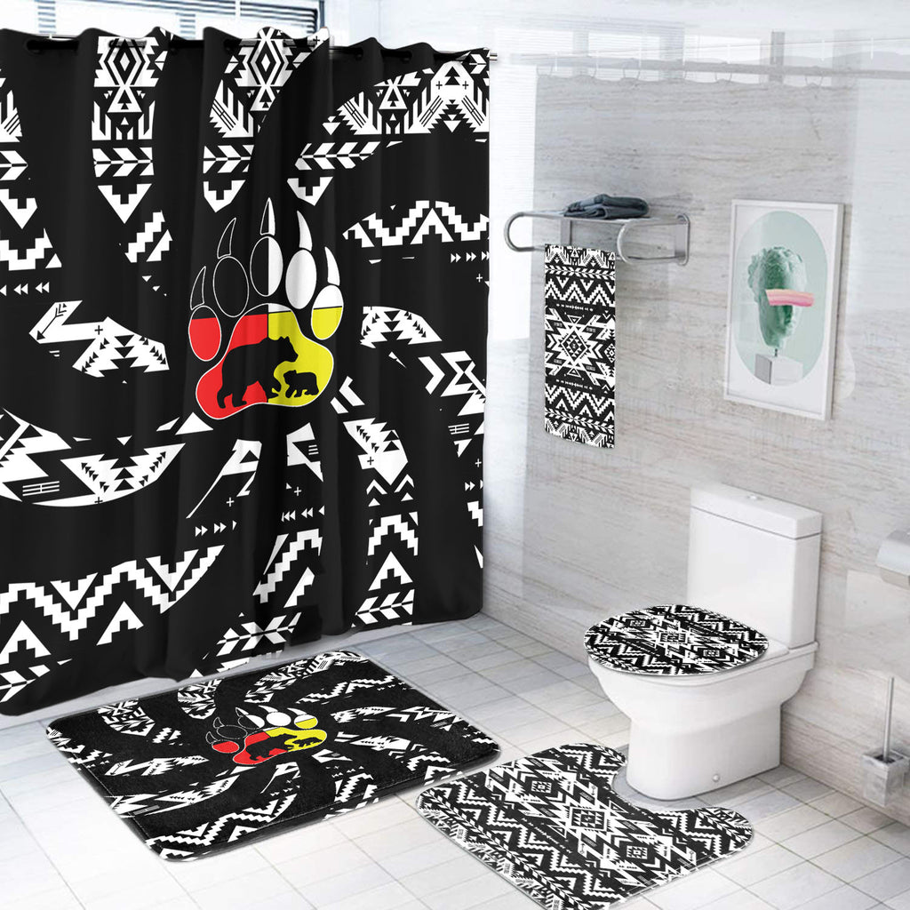 BRS-HD250120M09 Mama Bear Native American Bathroom set