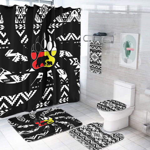 BRS-HD250120M09 Mama Bear Native American Bathroom set